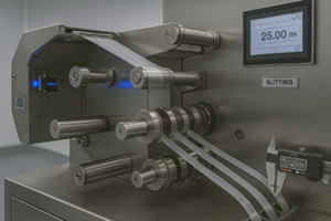 ODF slitter for oral dissolving films