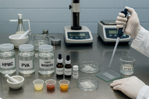 ODF formulation R&D and taste masking